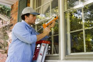 a contractor Sealing window | GC Home Inspection | winter home problem Pearland