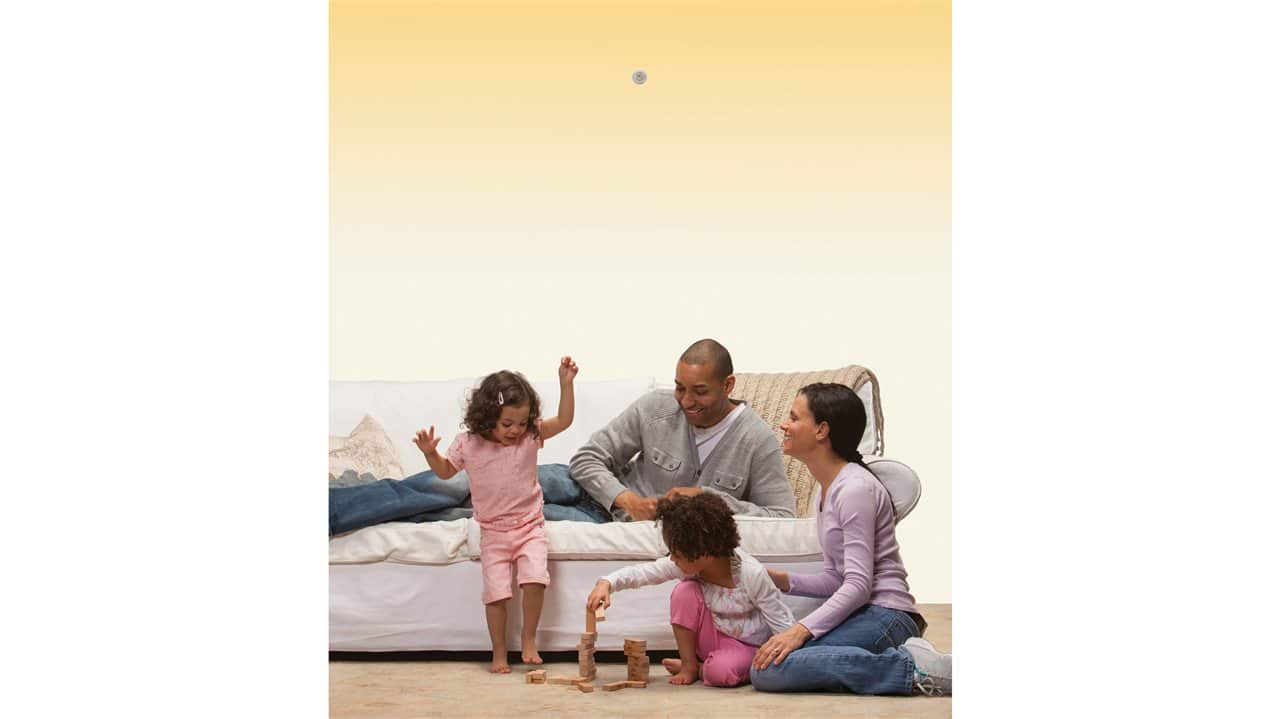 family of 4 playing block games | GC Home Inspection | Protect yourself Pearland