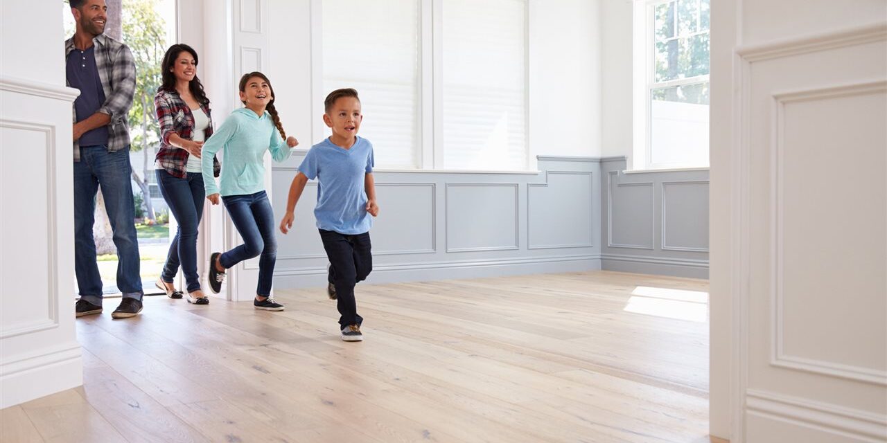 family entering new home | GC Home Inspection | first-time homebuyers Pearland