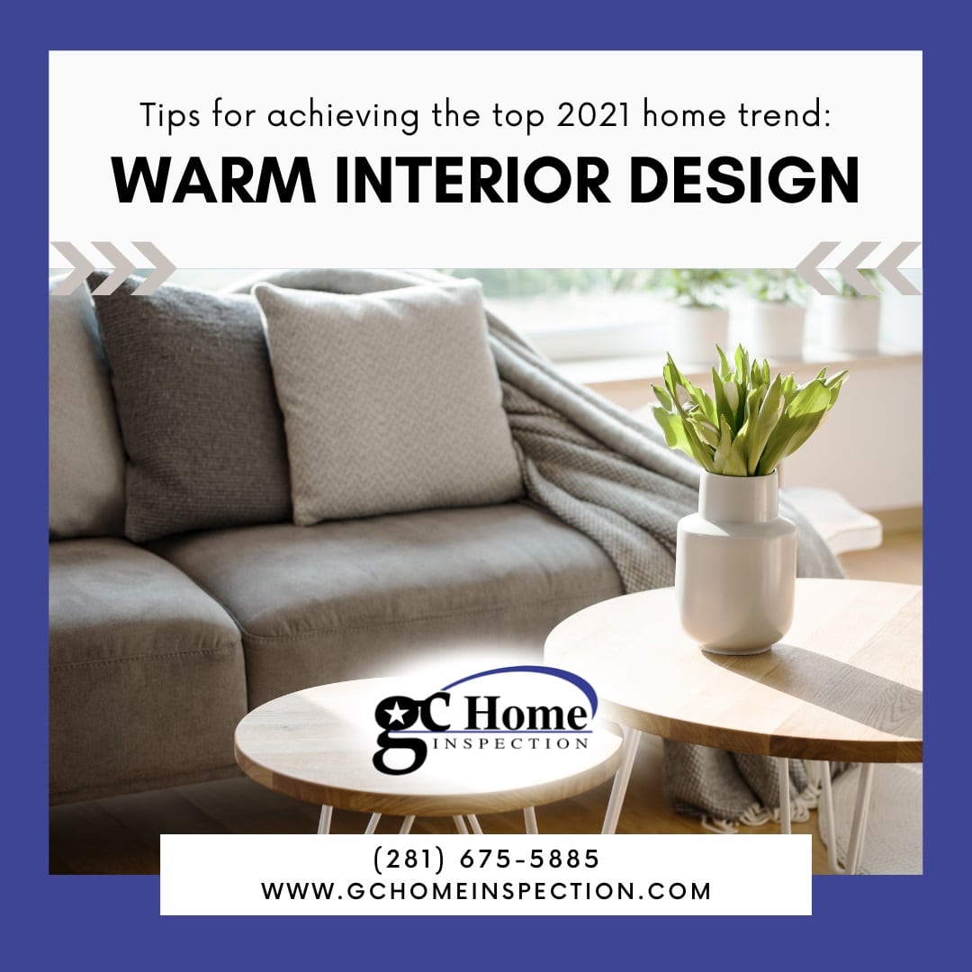 Tips for achieving the top 2021 home trend: Warm interior design