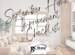 September Home Improvement Checklist